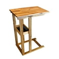 thumbnail image 1 of Casual Contemporary Living Solid Acacia C Table with Storage Tray- Natural, 1 of 6
