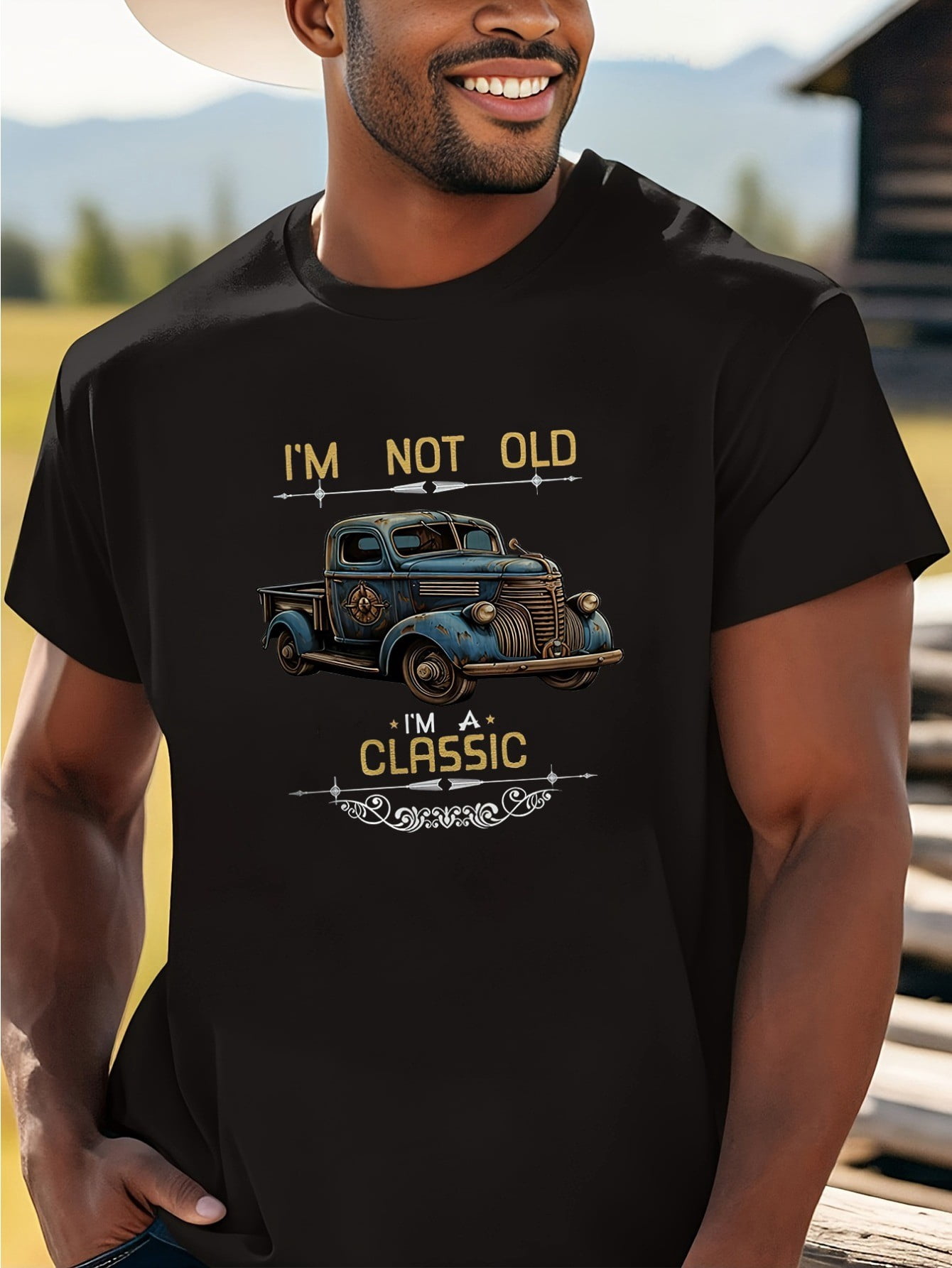 Vintage Solid Casual T-Shirt