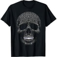thumbnail image 1 of Casual Cotton T-Shirt with Crystal Skull Tee – Intricate Rhinestone Gothic Design Short Sleeves - Teeshirts,Graphic Tees Stream Elements Shirt,Graphic Tees Stream Elements Shir Graphic Tees, 1 of 5