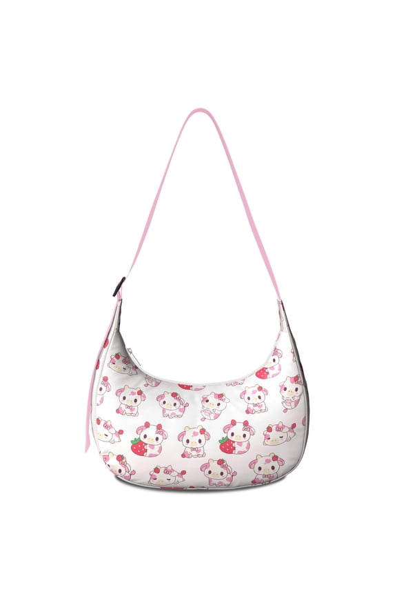 Casual Crossbody Purse for Women – Lightweight & Spacious, Rustic Cow and Bull Pattern, Farmhouse Farm Print, Water-Resistant Purse