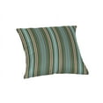 thumbnail image 1 of Casual Cushion 18”x18” Cilantro Stripe Polyester & Sunbrella Throw Pillow, Mold & Mildew Resistant, 1 of 2