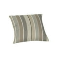 thumbnail image 1 of Casual Cushion Stripe Sunbrella® Fabric 1-Piece Indoor/Outdoor Square Throw Pillow, 20"W x 20"L, Milano Char, 1 of 4
