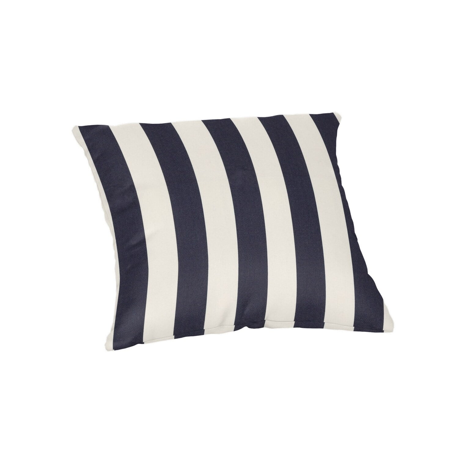 Maxim Navy Striped Sunbrella 20" Square Outdoor Pillow