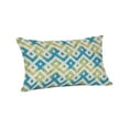 thumbnail image 1 of Casual Cushion Patterned 1-Piece Indoor/Outdoor Lumbar Pillow, 19"W x 12"L, Nixie Palm, 1 of 4
