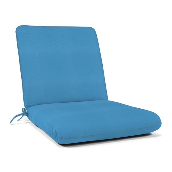 Casual Cushion Solid Sunbrella® Fabric 1-Piece Indoor/Outdoor Club Chair Cushion, 22"W x 44"L, Canvas Capri