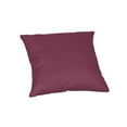 thumbnail image 1 of Casual Cushion Solid Sunbrella® Fabric 1-Piece Indoor/Outdoor Square Throw Pillow, 15"W x 15"L, Canvas Iris, 1 of 4