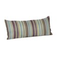 thumbnail image 1 of Casual Cushion Stripe Sunbrella® Fabric 1-Piece Outdoor Rectangle Throw Pillow, 22"W x 9"L, Brannon Whisper, 1 of 4