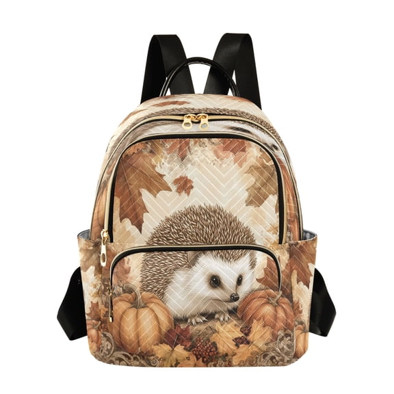 Casual Cute Little Hedgehog Backpack for School,College and Travel, Water Resistant Bookbag,