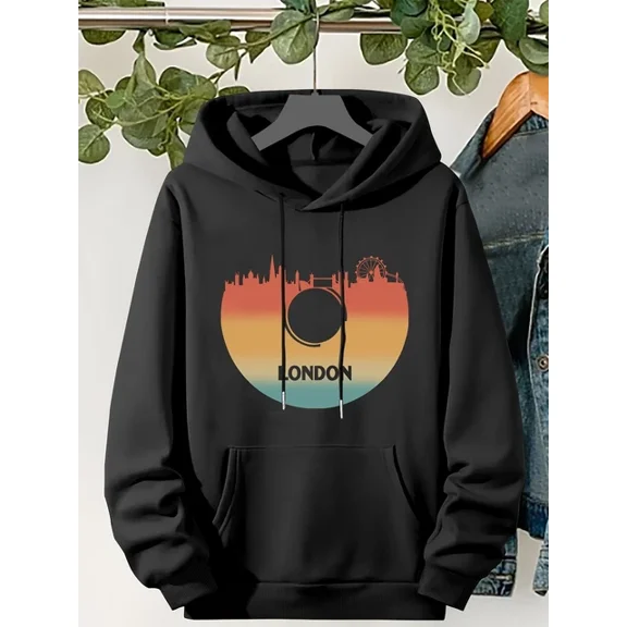 Casual Dachshund Print 1 Side Hoodie S-5Xl