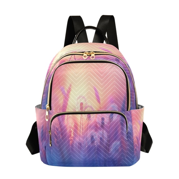 Casual Dandelions at Sunset Blurred Backpack for School,College and Travel, Water Resistant Bookbag,