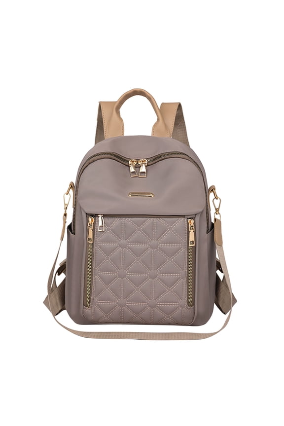 Casual Daypack Convertible Backpack for Women,Quilted Multi-Pocket Casual Backpack,for Daily Commute Travel Use