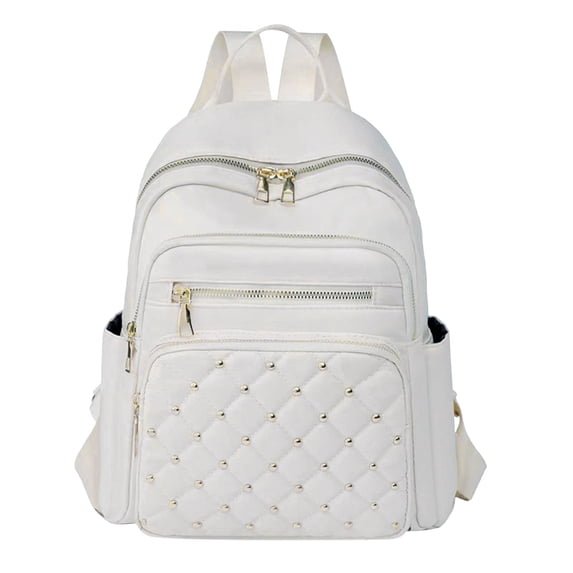 Casual Daypack Convertible Backpack for Women,Quilted Multi-Pocket Casual Backpack,for Daily Commute Travel Use