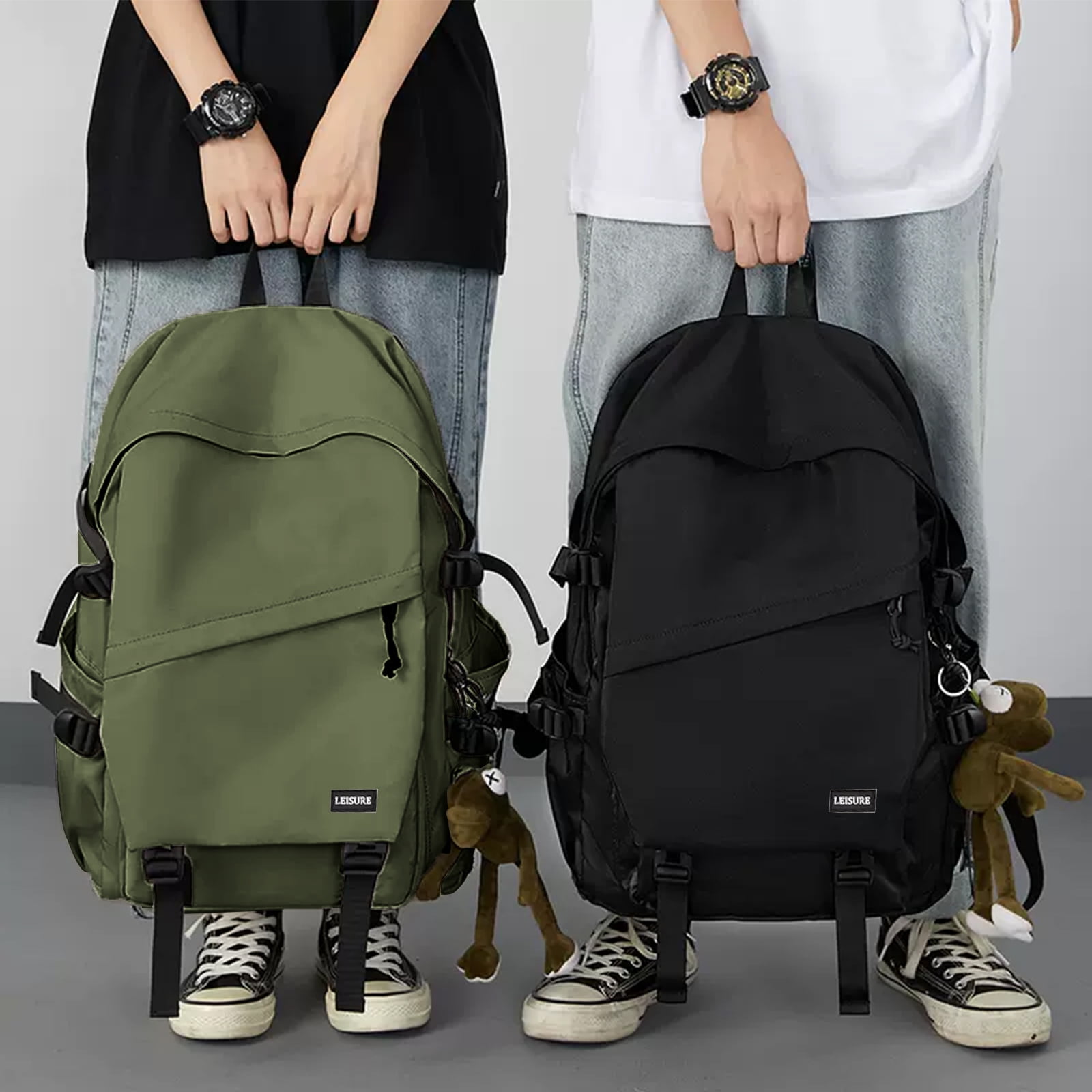 Men 2023 Vintage Men Women Canvas Backpacks, School Bag for Teenagers Boys  Girls, Large Capacity Laptop Backpack, Fashion Men Backpack, Shoulder Bag  Daypack Schoolbag For Travel, College, School, Outdoors, Sports