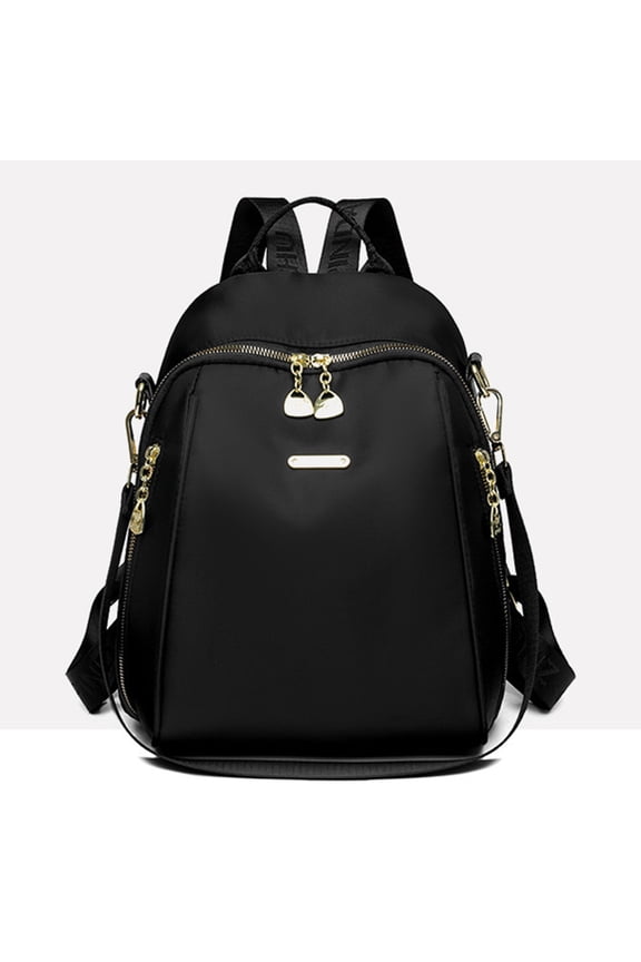 Casual Daypack for Women Shell Shaped Lightweight Multi Pocket Double Zipper Travel Backpack,for Daily Commute Travel Use