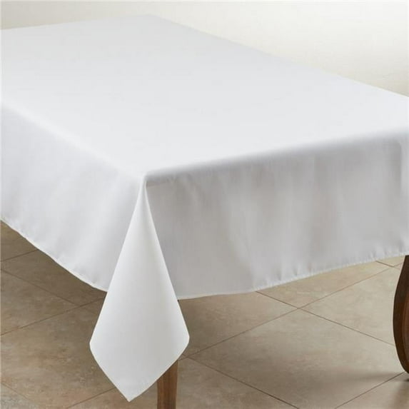 Casual Design Everyday Tablecloth, White