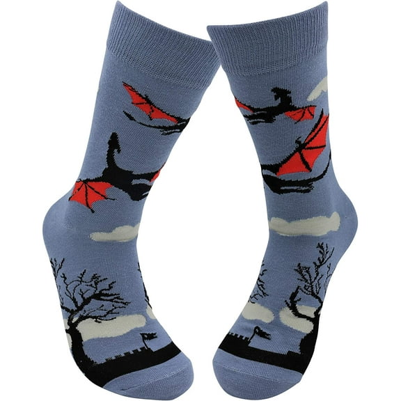 Casual Designer Animal Socks - Dragon - for Men and Women