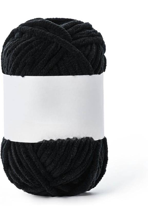 Fluffy Velvet Yarn for Crocheting, Chunky Chenille Blanket Yarn for Crochet, Soft Fuzzy Puzzle Yarn for Knitting, Bulky Thick Amigurumi Crochet Yarns