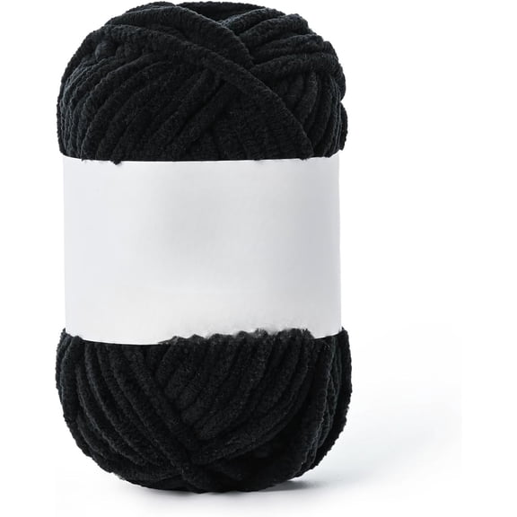 Fluffy Velvet Yarn for Crocheting, Chunky Chenille Blanket Yarn for Crochet, Soft Fuzzy Puzzle Yarn for Knitting, Bulky Thick Amigurumi Crochet Yarns