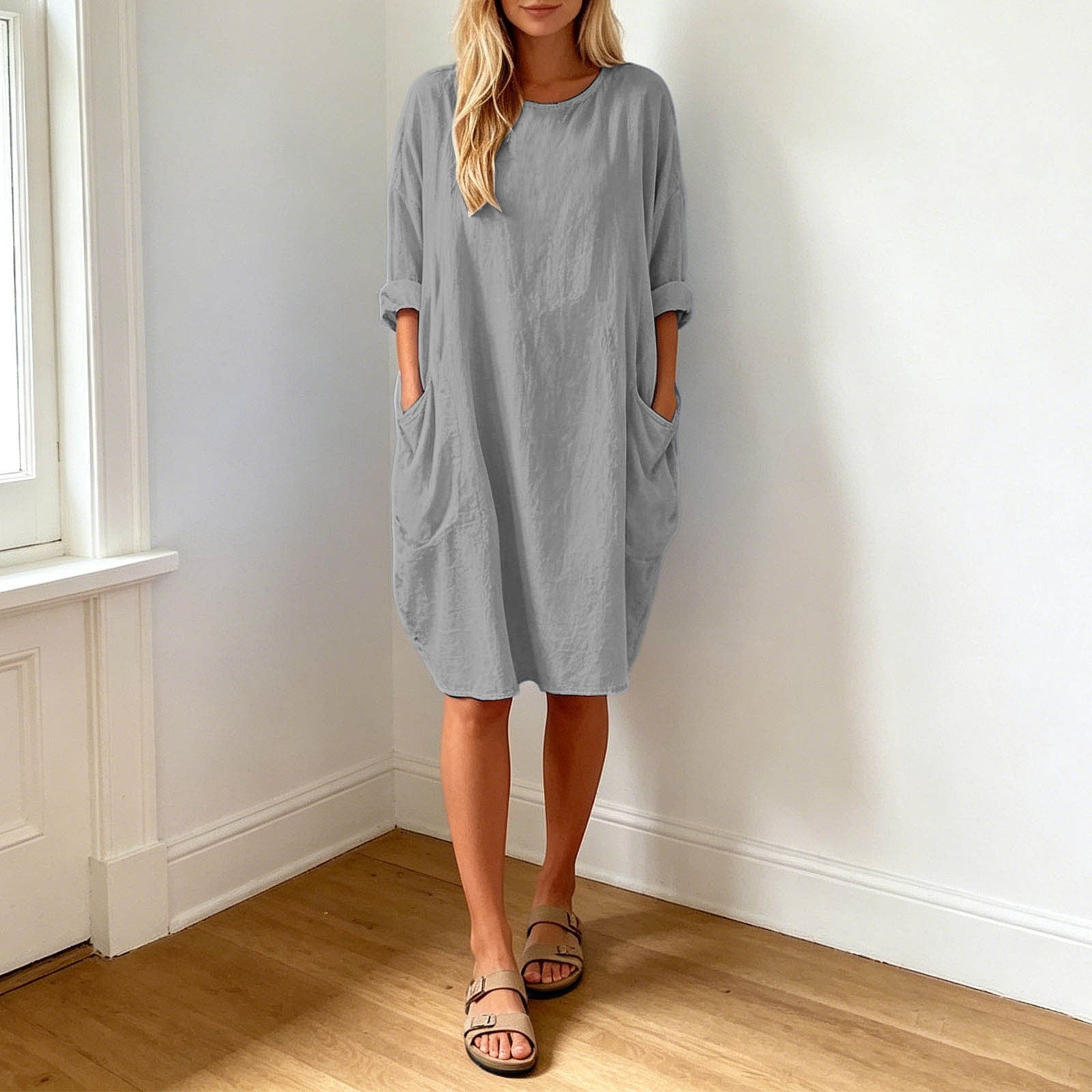 Long Countertop Design Casual Dresses for Women Elegant Casual Dress for Everyday Wear with ...