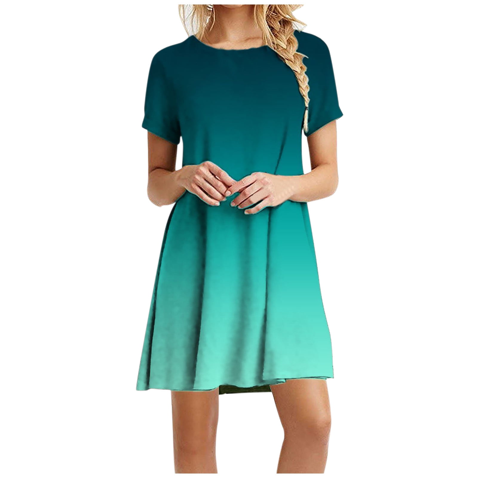 maxi women's summer dress AMhomely Dresses for Women UK Clearance Party Elegant Bohemian V Manufacturers Pleated A Line colorgrp-39538 SIZE:Custom Measurements