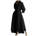 thumbnail image 1 of Casual Dresses for Women Winter Fall Long Sleeve Elegant Blouse Color Female High Waist Skirt Dress, 1 of 6