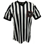 E.W.S. Casual Embroidered Night Raw Referee V Neck, T-Shirt (Men's)