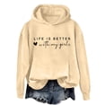 thumbnail image 1 of Casual Fall Outfits Women's Hooded Pullover Oversized Tunic Hooded Sweatshirt Women Women's Trendy Hooded Pullover Women's Casual Hooded Sweatshirt Oversized Sweatshirt for Women, 1 of 3