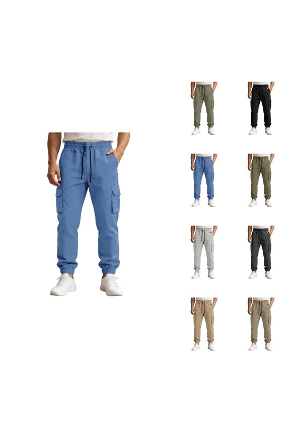 Casual Fashion Pants, Loose Fit Tractors Style Trousers with Utility Pockets for Everyday Wear, Relaxed-Fit Carpenter Pant for Men