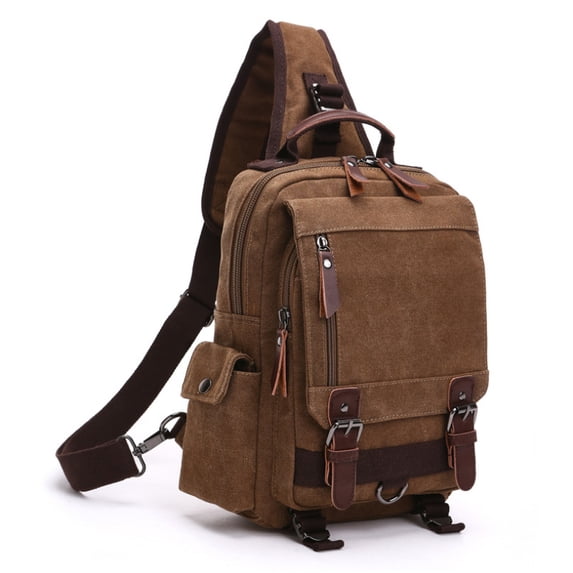 Casual Fashion Wash Canvas Bag Outdoor Travel Backpack,Dark Blue