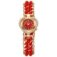 thumbnail image 1 of Casual Fashion Wrapped Diamond Heart Dial Bracelet Watch, 1 of 8
