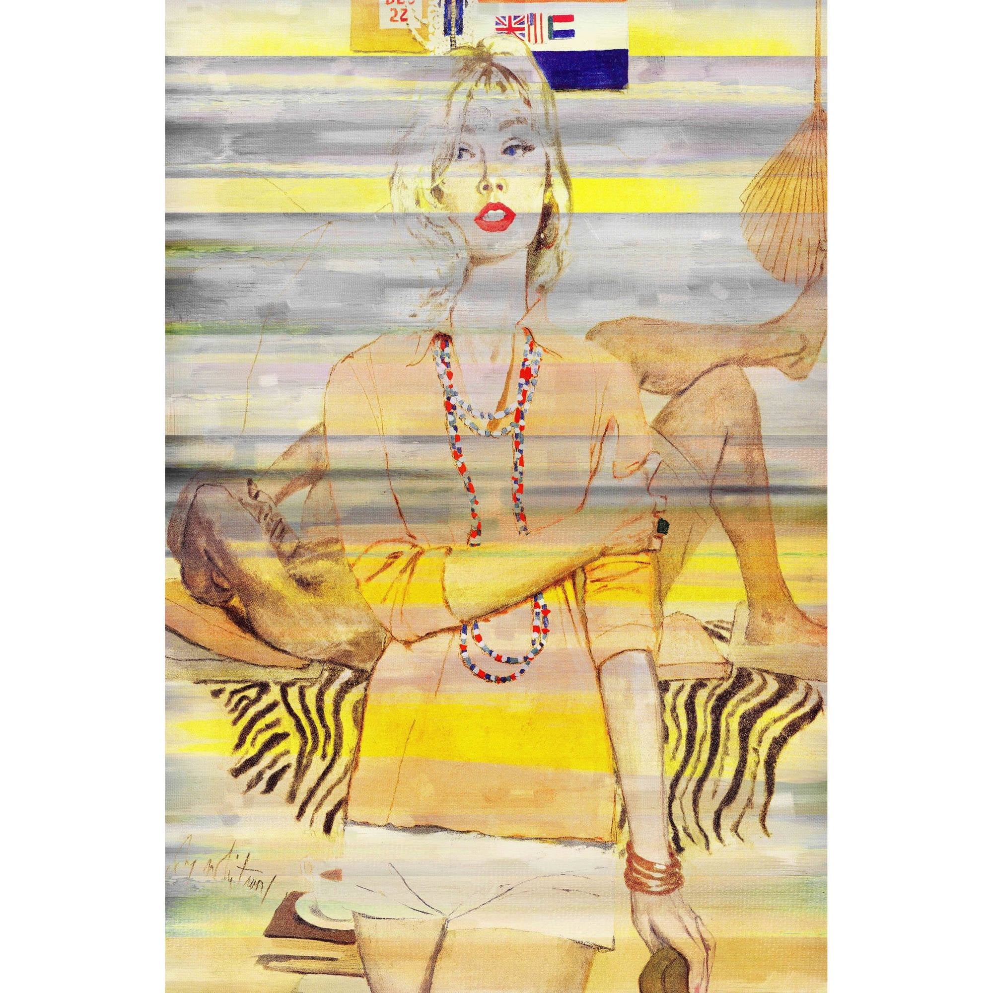 "Casual Flair" Painting Print on Wrapped Canvas