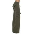 thumbnail image 1 of Casual Flared Sweatpant Trousers for Women Ladies Plus Size High Waisted Jogging Running Sports Fitness Pants with Pockets Oversized Bootcut Yoga Pants, 1 of 2
