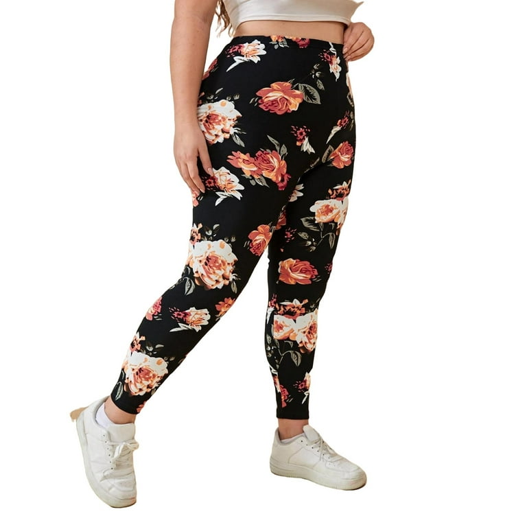 Floral leggings walmart store