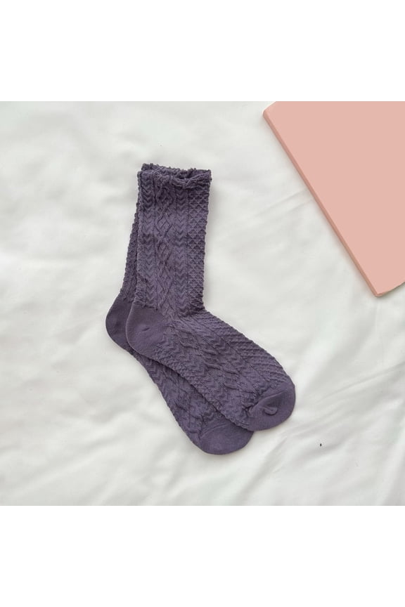 Casual Floral Socks for Women Cute Ruffle Slouch Socks Athletic Socks Crock Socks