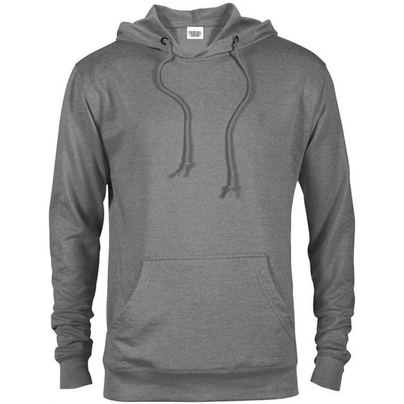 Casual Garb Fleece Hoodies for Men Heather French Terry Pullover Hoodie Hooded Sweatshirt Graphite Heather XX-Large