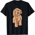 thumbnail image 1 of Casual Graphic Tee,Tops Has Cute Cockapoo Dog Illustration,Round Neck Regular Fit T-shirts, Size(S-5XL), 1 of 5