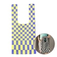 thumbnail image 1 of Casual Grid Pattern Woven Womens Braid Hand Shoulder Summer Beach Large, 1 of 8