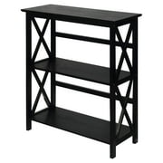 Montego 3-Shelf Bookcase-Espresso