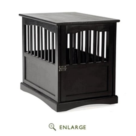 Casual Home Pet Crate End Table, Black