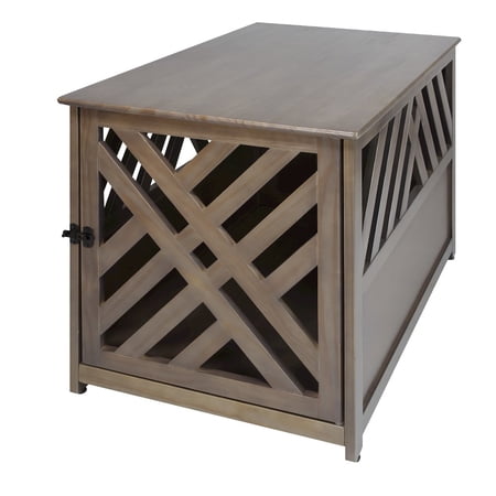 Casual Home Pet Crate End Table-Weight Supported:150lbs (Top)