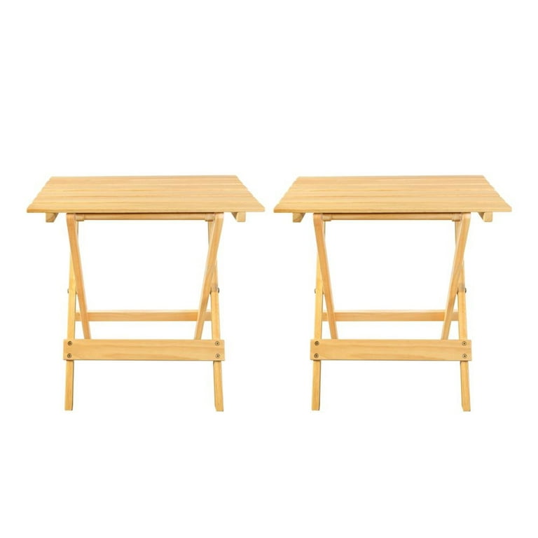 WAQ×DOORS FOLDING WOOD TABLE Amazon.com: Walnut Color Pine