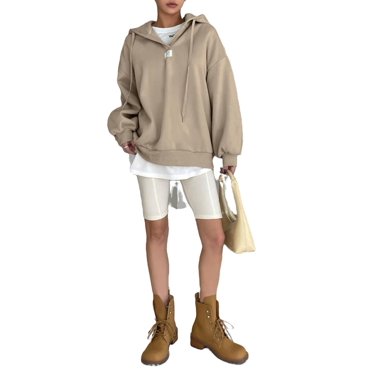 Women's Zip Up Hoodies - Solid & Color Block Lightweight Hooded Sweatshirt, Plus Size Casual Jacket