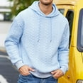 thumbnail image 1 of Casual Hoodies for Men Long Sleeve Sweatshirts Mens Pullover Solid Color Textured Basic Comfortable Slim Athletic Workout Sweatshirt & Hoodie Tops, 1 of 8