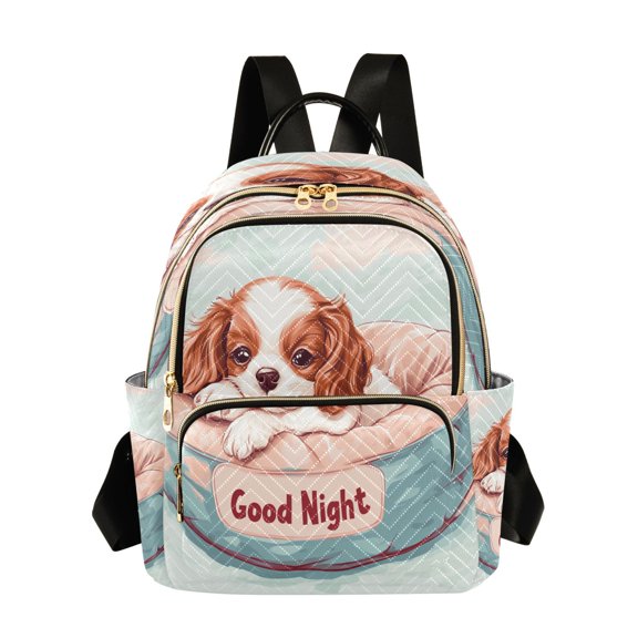 Casual Hound Baby Painting Backpack for School,College and Travel, Water Resistant Bookbag,