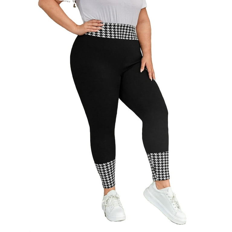 Houndstooth top leggings walmart