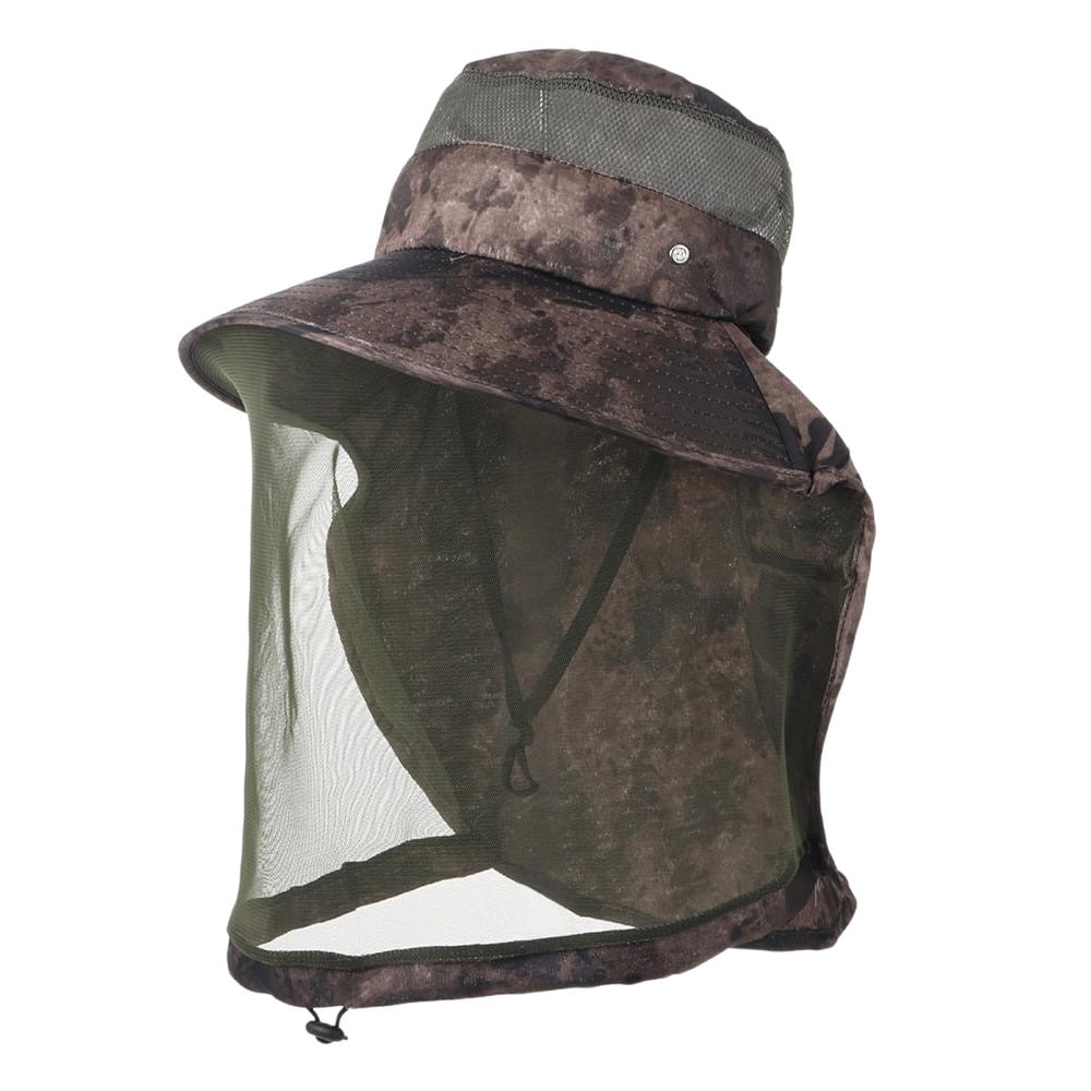 Hatt Insect Casual Jungle Farm Repellent Protection Fisherman Hats Camouflage ...