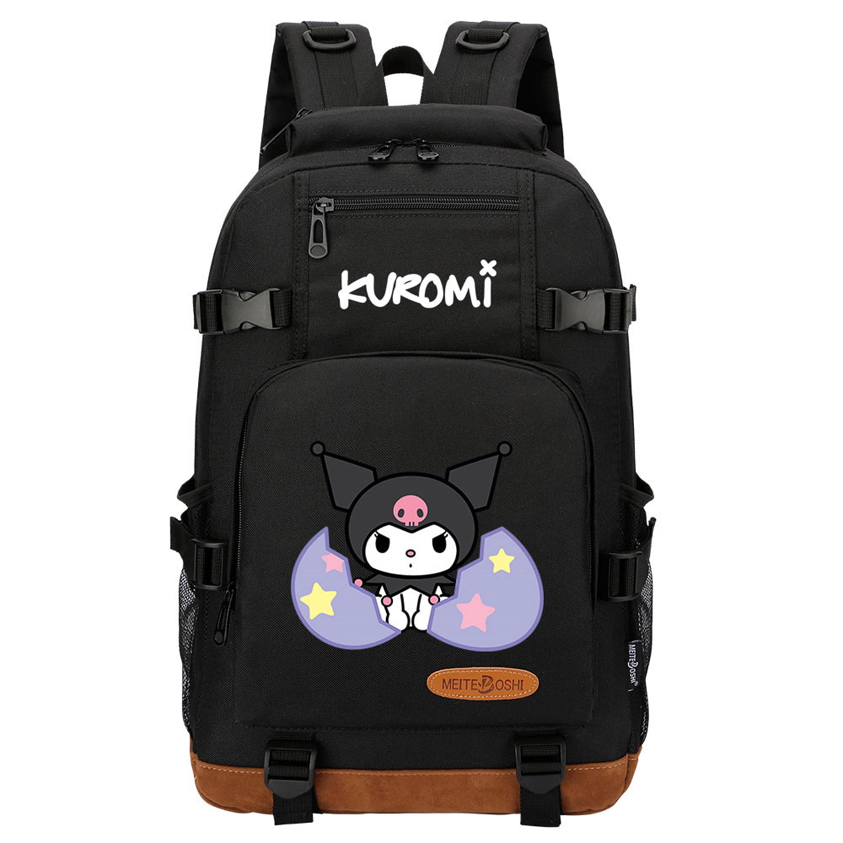 Casual Kuromi Cartoon Backpack Lightweight School Book Bag Student ...