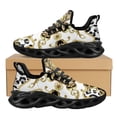 thumbnail image 1 of Casual Lace-up Mesh Sneakers for Women Vintage Baroque Leopard Floral Print Girls Travel Platform Shoes Footwear, 1 of 8