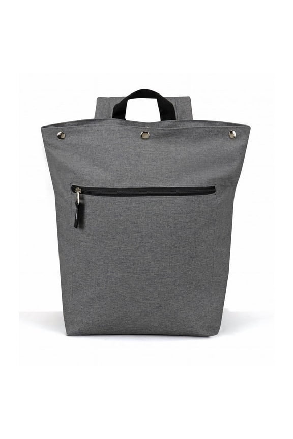 Casual Laptop Backpack Heather College High School Student Fashion Bookbag Wide Mouth Computer Book Bag Quality Travel Daypack Light Grey