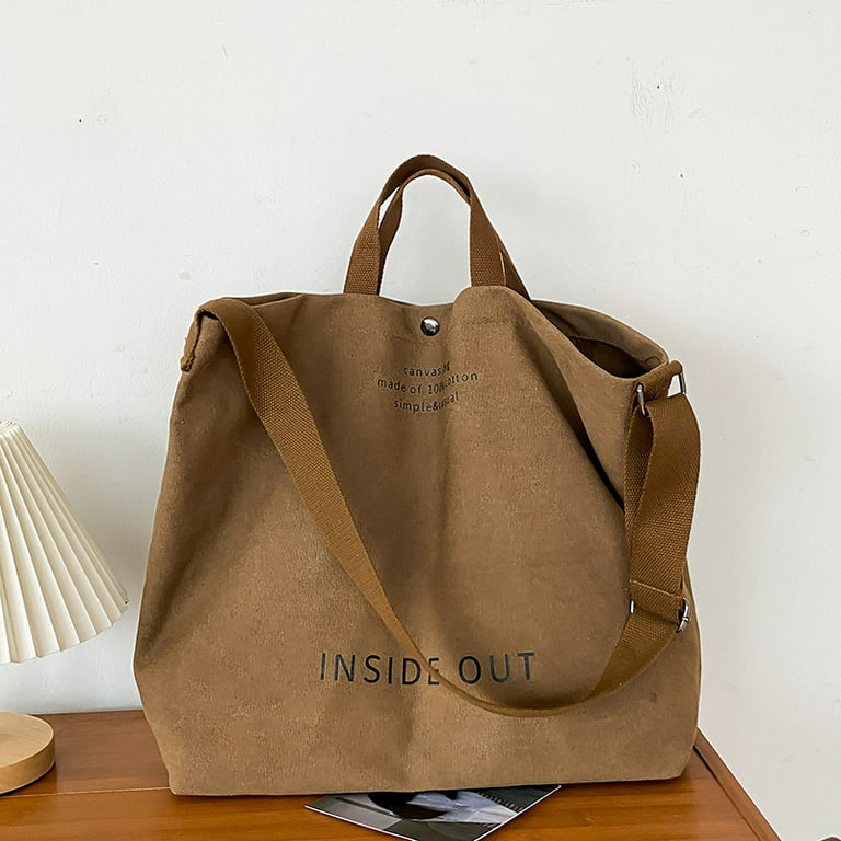Stylish Large Capacity Tote Bag With Adjustable Shoulder Strap